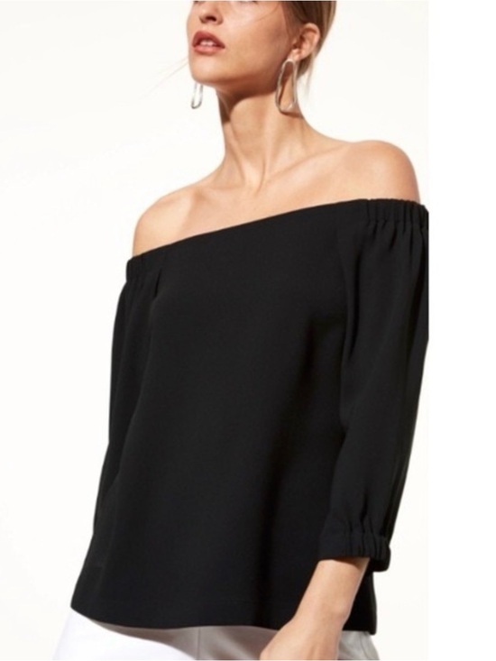 Babaton Tops - Babaton Off-the-Shoulder Black Blouse Size S